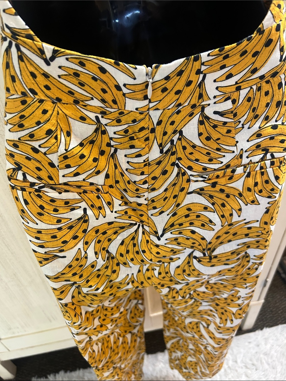 FARM Rio Spotted Banana Halter Jumpsuit - Picture 5 of 9